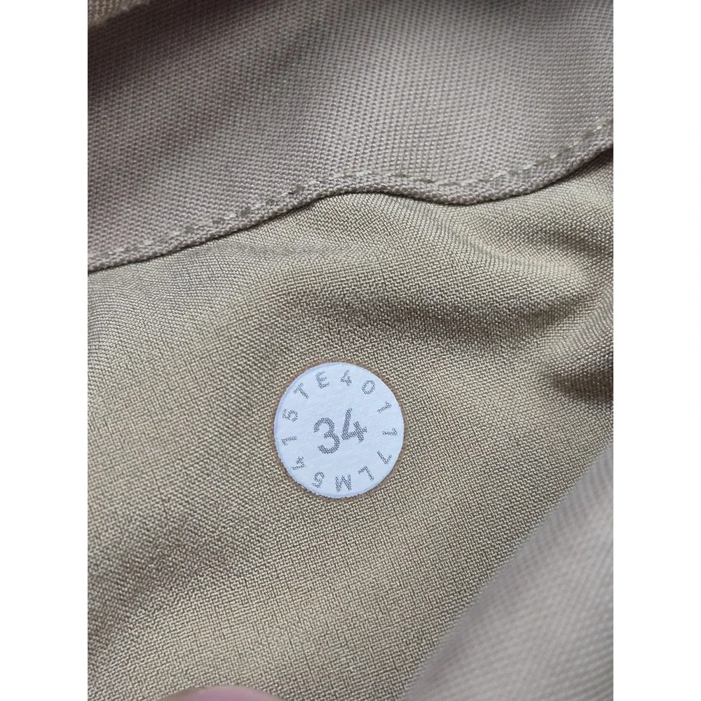 Lululemon Pants Men's 34x34 Beige Khaki Zip Pocket Casual Chino Straight Leg